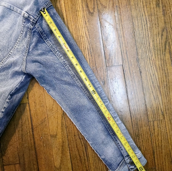 NWT Copper Rivet Designer Jean Jacket Mens Small But Unisex - Picture 7 of 7